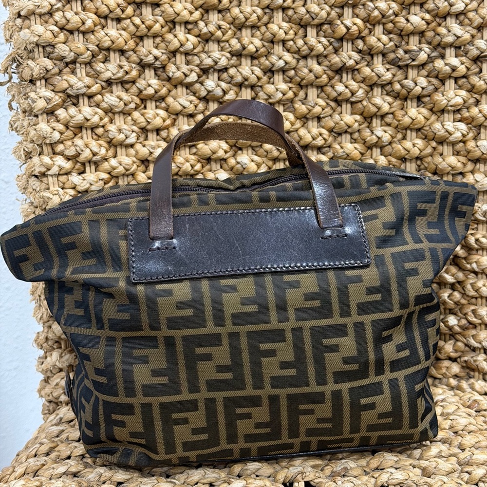 Vintage‎ Fendi Zucca Monogram Tote Bag - Picture 2 of 12